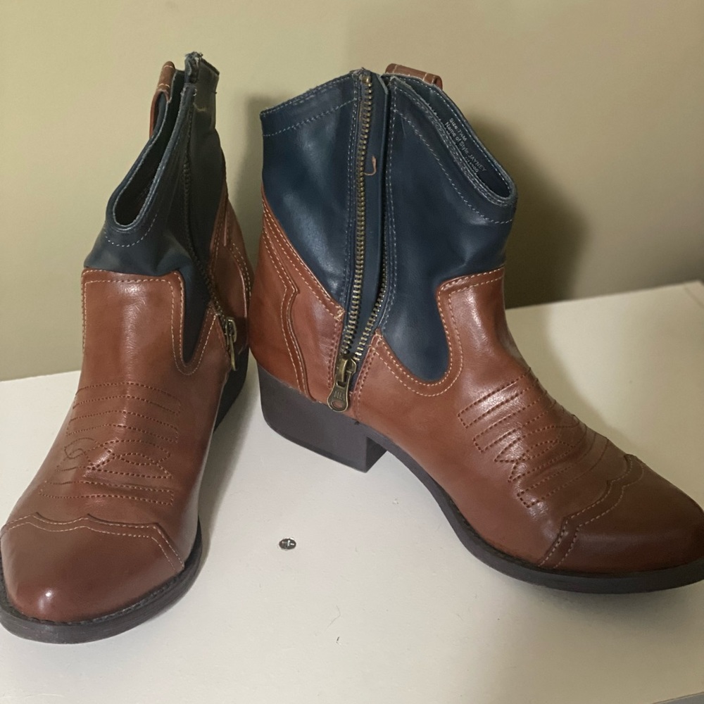 Cowboy Ankle Booties